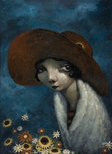 Flower Girl By Tony Giles - SOLD